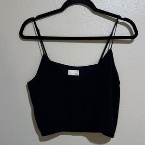 Wilfred Chic Black Spaghetti Strap Top size small
